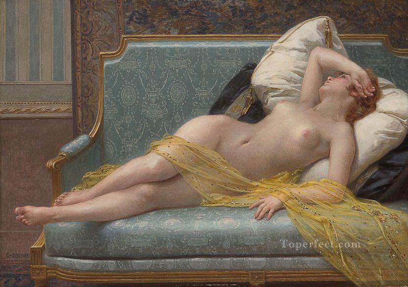 El despertar Guillaume Seignac desnudo clásico Pintura al óleo